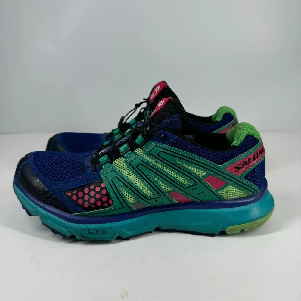 Salomon XR Mission 1 Women's US 8.5 Blue Hiking Trail Running Sneakers 369533